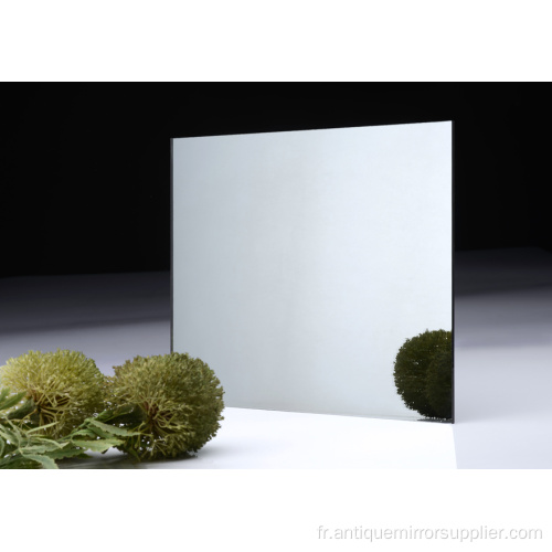 Miroir en verre transparent avec noir